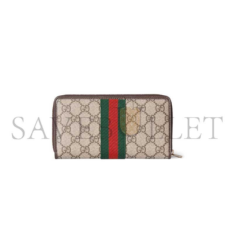 GUCCI OPHIDIA ZIP AROUND WALLET 838484 (20*15*5cm) 240 GUCCI OPHIDIA ZIP AROUND WALLET 838484 (20*15*5cm) 240